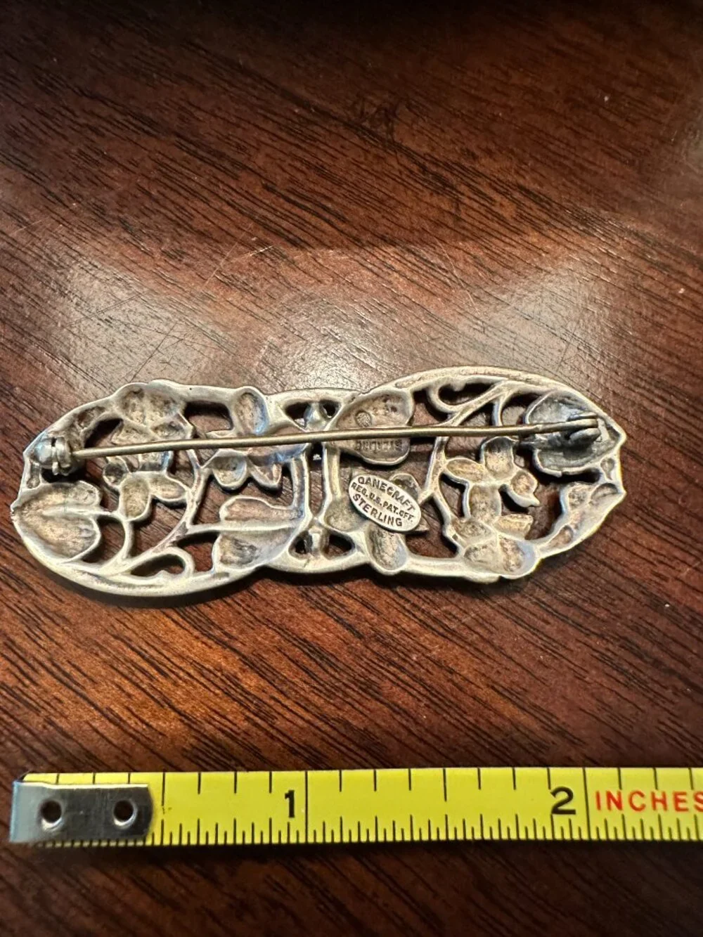 Danecraft Vintage Sterling Silver Brooch 1940's
